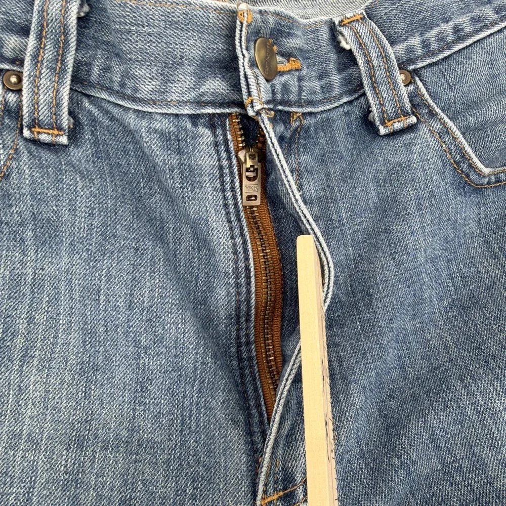 Carhartt Relaxed Fit Jeans Men's 36x32 Blue Straight Leg Workwear Denim - Picture 7 of 8